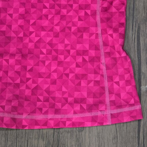 Adidas Racerback Tank ✦ S Pink Geometric Shelf Bra ✦ Activewear Top Lightweight - Picture 7 of 11